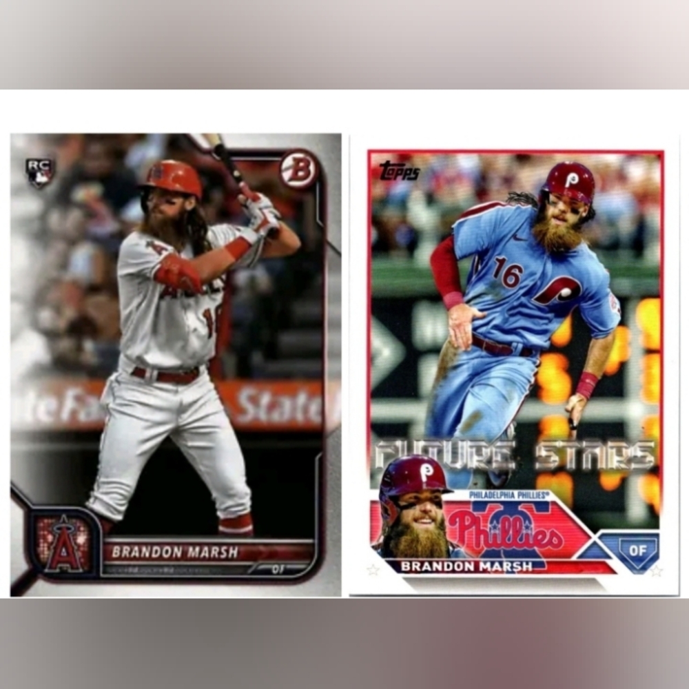Brandon Marsh ⚾ MLB Baseball Trading Cards Lot 🔥 Philadelphia Phillies